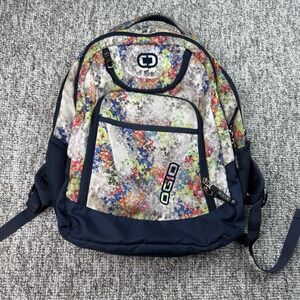 OGIO Laptop Backpack Bag Floral Multicolor School Work College - READ